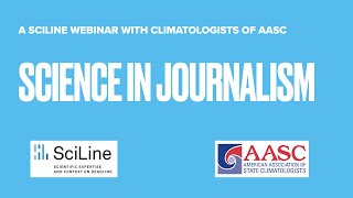 AASC Webinar with SciLine on Science in Journalism
