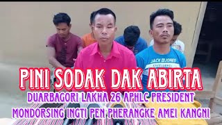 Duarbagori Lakha 26 APHLC President Mondorsing Ingti Pen Pherangke Amei Kangni