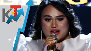 Makki Lucino sings You Say for TNT 4 Huling Tapatan