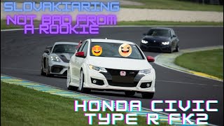 Slovakiaring Track day Honda Civic Type R FK2 fastest lap 2.32.1