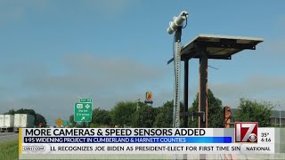 More cameras, speed sensors added on I-95 in Harnett, Cumberland counties