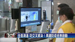 全面測溫 防交叉感染！高鐵防疫班表啟動－民視新聞