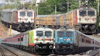 COLORFUL Advertised WAP-7 LOCOMOTIVES of Indian Railways | Indian Railways