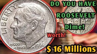 Retire Early! Look for This Rare 1968 D Roosevelt Dime in Your Pocket Change!