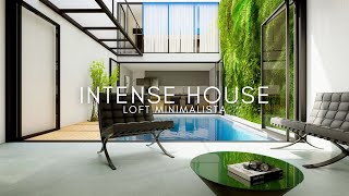 LOFT DE 5X17 METROS COM PISCINA INTERNA  INTENSE HOUSE