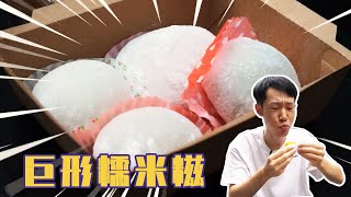 【探店28】广东网红糯米糍，比拳头还大！仅仅是糯米皮包水果，却一片好评！