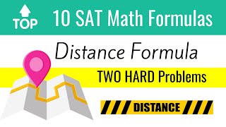 SAT MATH Distance 📍〰️📍 [Harder Problem]