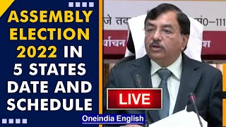 Live: Election Commission of India, Assembly Election 2022 in 5 States Date, Schedule |Oneindia News