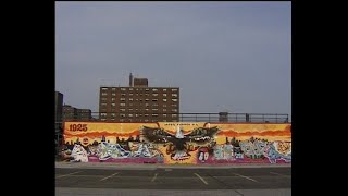 NYC Bronx Crotona Park surrounding Mural Grafitti1996