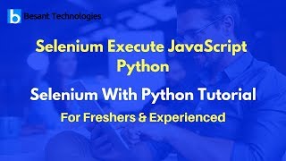Selenium Execute JavaScript Python | Selenium With Python Tutorial For Beginners