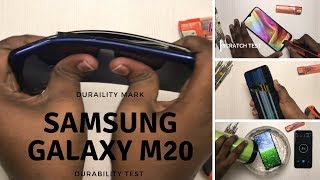 Samsung Galaxy M20 Durability test DON'T BUY (Drop test, Bend test,Scratch test, Water \u0026 Flame test)