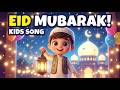 Eid Song for Kids 2026 | Islamic Poem with Lyrics | Halal Nasheed | Urdu Rhymes for Eid Celebration