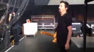 Shihad opening for ACDC, On stage Cam