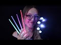 ASMR 30 Mins of Light Triggers - intuition tests, follow the light, LED gloves, breathing exercises