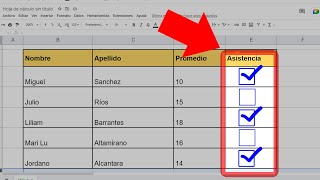 How to use CHECK BOXES in Google Sheets