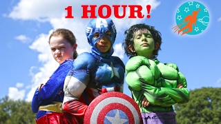 Little Superheroes Compilation Video - 1 Hour with the Super Squad