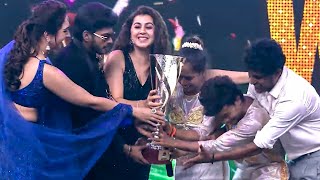 Jodi Are U Ready - Dhanush \u0026 Justina Title Winning Moment | Grand Finale | Winners List | Vijay tv