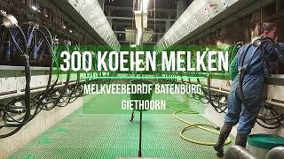 Extra #2 Timelaps: 300 koeien melken in 2x18 rapid-exit bij Batenburg Giethoorn ll Boerin Geer