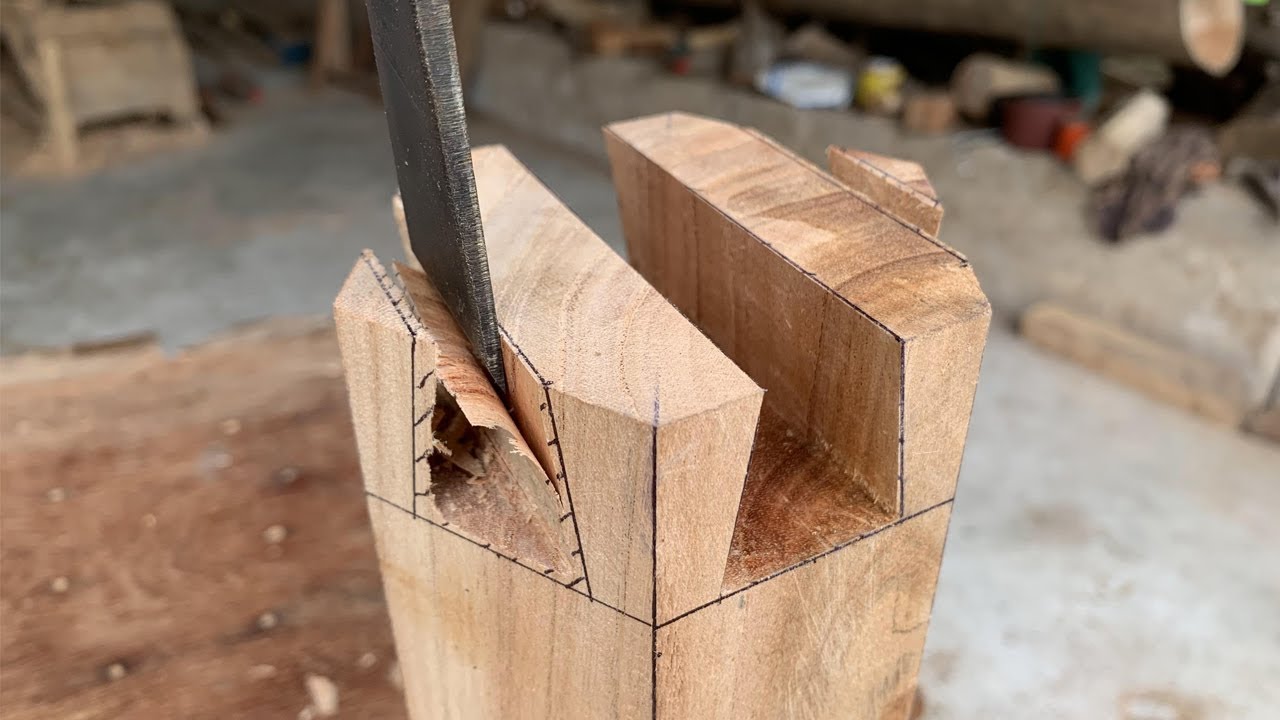 Amazing TECHNIQUES Traditional Japanese Joints With H Carpenter Hand ...