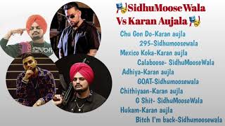 Sidhu moose wala vs Karan Aujla New Punjabi Songs 2021 || Jukebox 2021 || All Replies ||