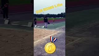 Bronson Hearn Smith Long Jump Club Record EYAL 5th June 2022 5.45m 12 Years Old