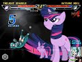 the chronicles of mugen twilight sparkle vs hatsune miku