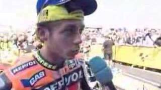 valentino rossi w  la sincerità