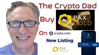 How to Buy Paxos Gold (PAXG) on Crypto.com and Store in a Ledger Nano X/S Device