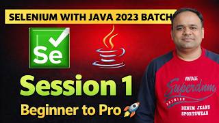 Selenium WebDriver with Java - Online Automation Testing Training - September 2023 Batch - Session 1