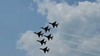 Thunderbirds Delta from Latrobe Arnold Palmer Regional Airport