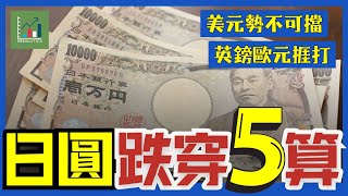 【每週外匯分析】日圓跌穿 5 算，美元勢不可擋，英鎊歐元捱打