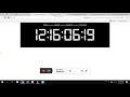 countdown clock - with and without jQuery plugins