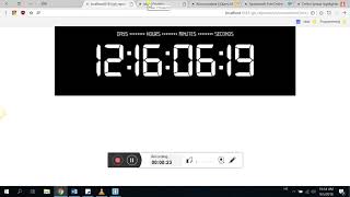 countdown clock - with and without jQuery plugins