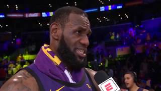 LeBron James Talks About Anthony Davis - Postgame Interview | Lakers vs Pelicans | Dec 21, 2018