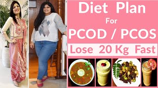 PCOS Diet For Weight Loss In Hindi | Pcos Diet Plan In Hindi |Lose 20 Kg Weight Fast|Dr.Shikha Singh