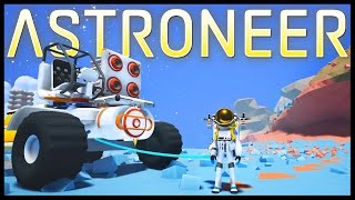 ASTRONEER - SPACE! Spaceship, Orbit, Base Expansion \u0026 Deep Cave! - Astroneer Gameplay Part 4