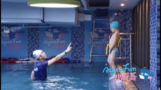 Shuiyuehui Parent-child Swimming Baotou Center Parent-child swimming 🏊‍♂️