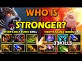 WHO IS STRONGER? Between OP HIT LIKE A TRUCK Ursa Vs. 1Shot Laguna Queen 33Kills Lina | 7.36c DotA 2