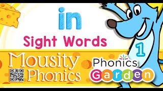 IN | Mousity Sight Words | Phonics Garden