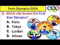 Paris Olympics 2024 GK | Paris Olympics important Questions | Sports GK | Sports Current Affairs