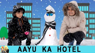 AAYU KA HOTEL | Funny Types of people in Hotel | Travel Vlog | Aayu and Pihu Show