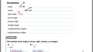 8-2 Classifying Angles