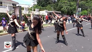 Liceo Politécnico en Desfile del Correo San Salvador 2023. El Salvador.