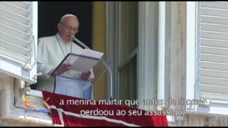 Papa Francisco recordou celebração da memória litúrgica de Santa Maria Goreti