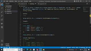 JavaScript: Sort an Array of Objects by String Property Value
