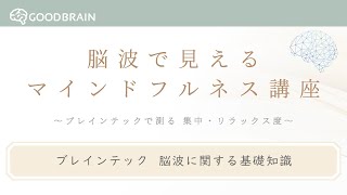 【脳波で見えるマインドフルネス講座①】ブレインテック・脳波に関する基礎知識について