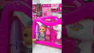 Satisfying With Unboxing Hair Set Toys, ASMR Review Toys #shorts