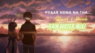 Pyaar Hona Na Tha #slowedandreverb (Rain Water Mix) |Jubin Nautiyal, Payal Dev| #lofimusic
