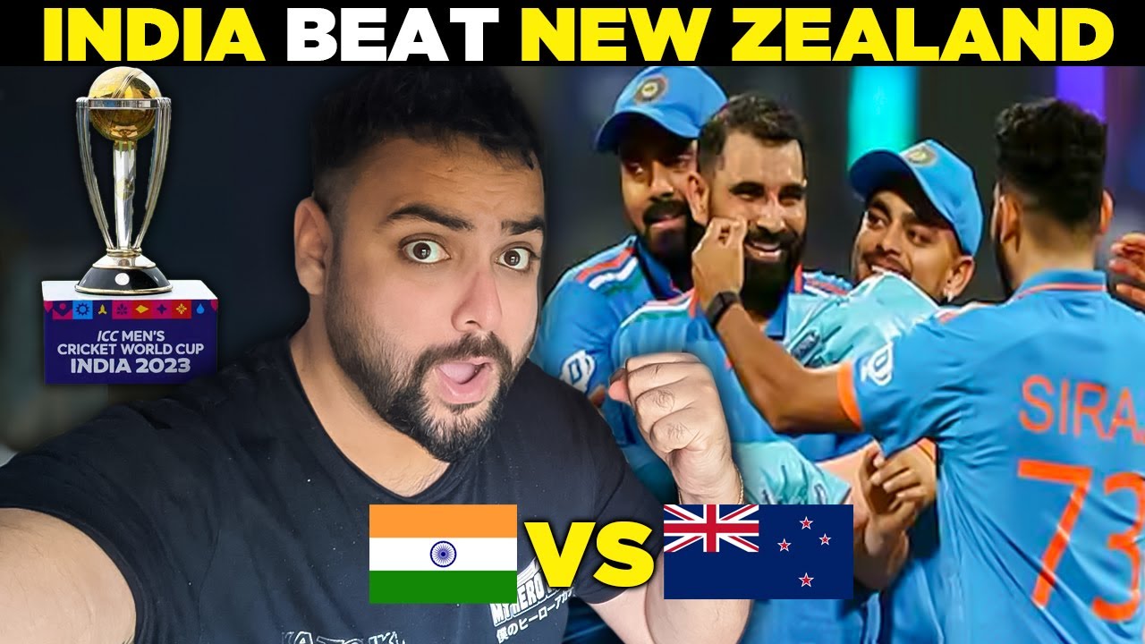 Watching India Beat New Zealand | IND Vs NZ 2023 | ICC World Cup 2023 ...