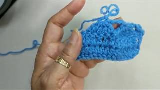 DOUBLE CROCHET 5-tog as a decrease stitch